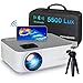Produktbild Mini WiFi Beamer, FANGOR Bluetooth Beamer Native 720P Support 1080P HD, 200'' Display 5500 Lumen Heimkino Beamer kompatibel mit HDMI/VGA/USB/SD/AV for Android/iPhone/TV Stick/PC