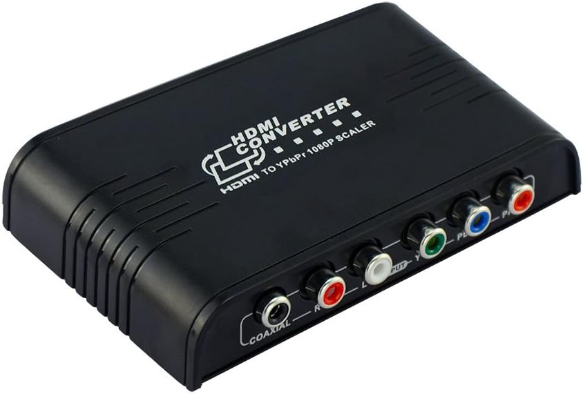 E-More HDMI to 1080P Component Video (YPbPr) Scaler Converter Supporting Coaxial Audio Output(Type1)