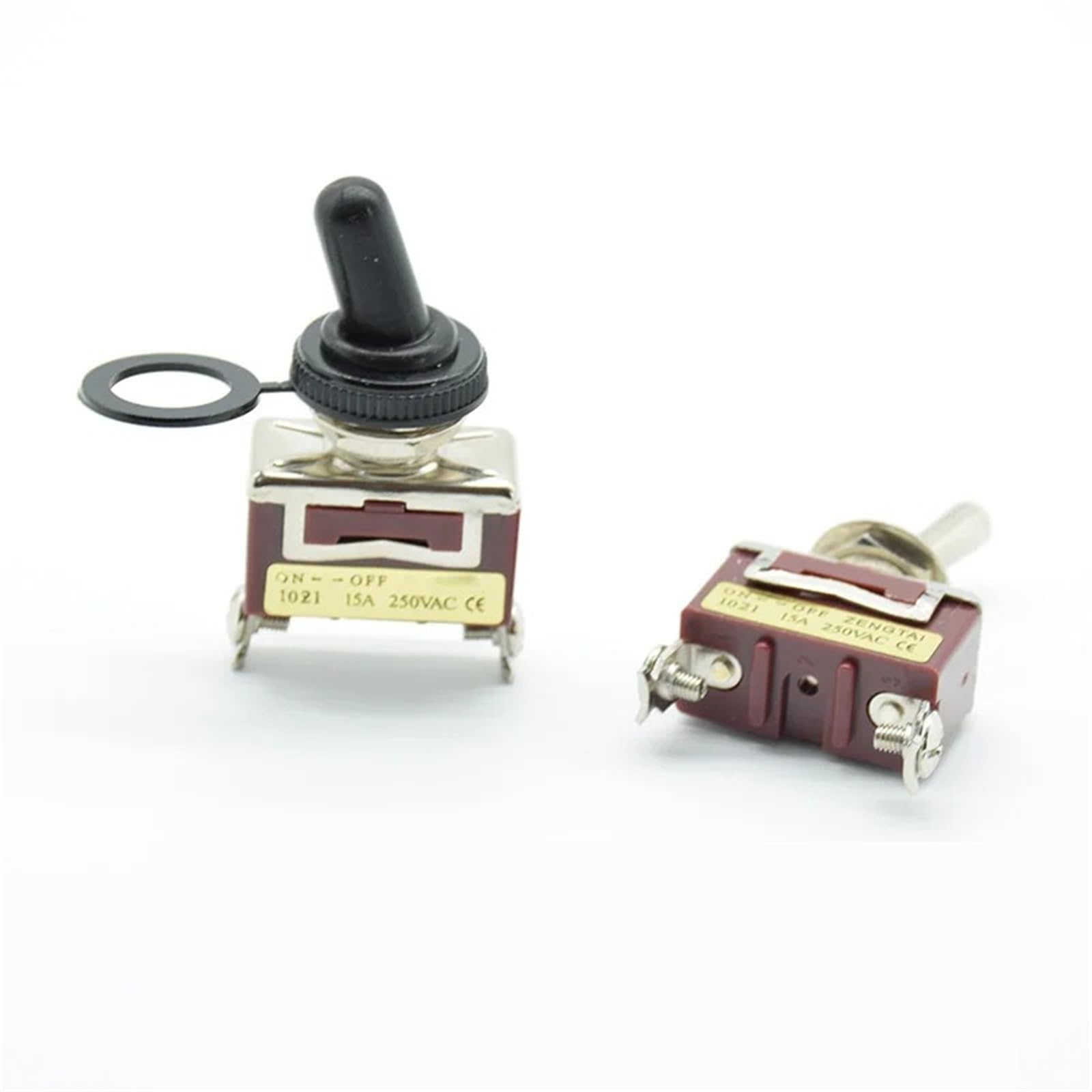 Toggle Switch 2 pines 15A con orificio de montaje de 12mm para cuadro 7
