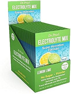 Electrolyte Mix Super Hydration Formula + Trace Minerals | NEW! Lemon-Lime Flavor