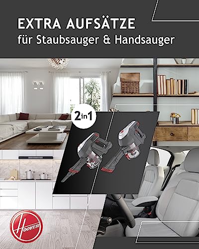 Hoover H-FREE 100 PETS Akku-Staubsauger ohne Beutel + Tierdüse – bis zu 40 Min. Laufzeit, kabelloser mit LED, XL Staubbehälter & Parkfunktion – Handstaubsauger mit Fugendüse & Staubbürste – Bild 5