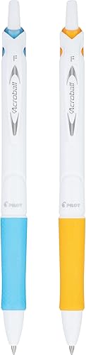 Miniatura 5 de Bolígrafo retráctil de tinta híbrida Acroball, de Pilot , Random Color Accents Paquete de 2