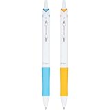 PILOT Acroball PureWhite Advanced Ink Refillable & Retractable Ball Point Pens with Silver Accents, Fine Point, Black Ink – view 5