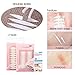 INS Hooded Droopy Eyelid Tapes Stickers, Natural Ultra Invisible Two-sided Sticky Double Eyelid Tapes, Medical-use Self-adhesive Fiber, Instant eye lift strips
