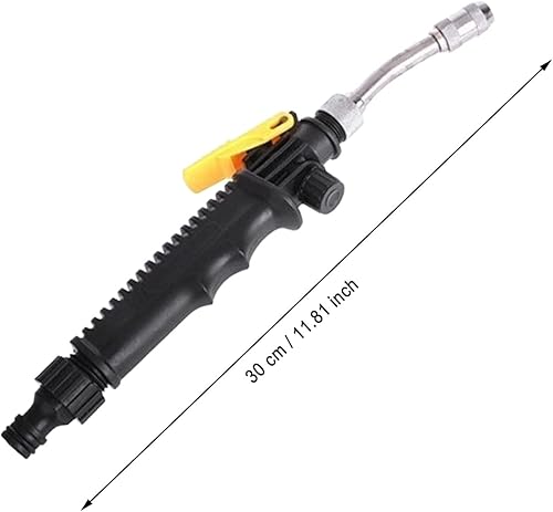 Miniatura 6 de Manguera de agua de 100 pies 2 en 1 Lavadora a presión de agua de alta presión de metal para jardín de agua Boquilla ajustable Boquilla perfecta