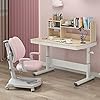 Bureau met plank Children’s Study Desk Hef Desk Student Bureau Huishoudelijke Instelbare Tafel en Stoel Set Studiebalie witte computer bureau (Color : 100cm)