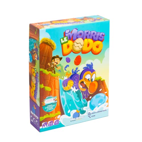 Blue Orange - Morris Le Dodo - Jeu de Plateau de Dextérité - Un Jeu d'Ambiance avec des Animaux - Jeu Multijoueurs - Drôle et Fun en Famille avec Les Enfants - À partir de 3 Ans
