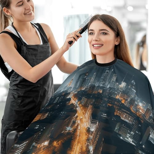 Capa de peluquería unisex para cabello 66.9 x 56.7 in miniatura 5