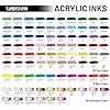 Kamenskaya Acrylic Inks for Artists - Acrylic Ink Set, Color Combination #4-4 pcs. 1 Fl Oz (30 ml) Each