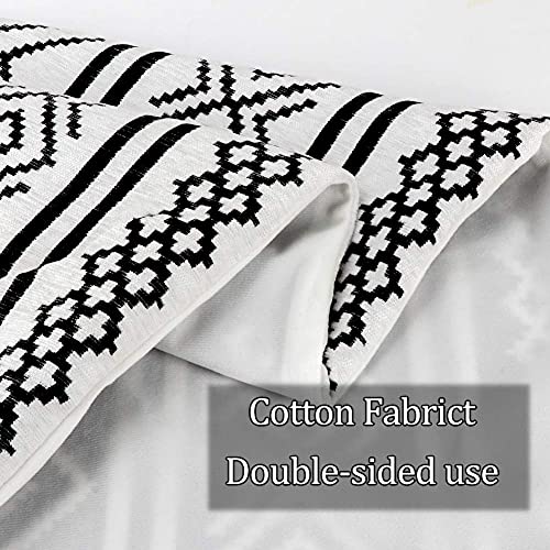 O-Heart Moroccan Stripe Table Runner 13 X 72 Inch, Bohemian Geometric Cotton Handmade Table Placemat With Tassels Farmhouse Dinning Table Linen Machine Washable Minimalist Home Decorative #TOP4