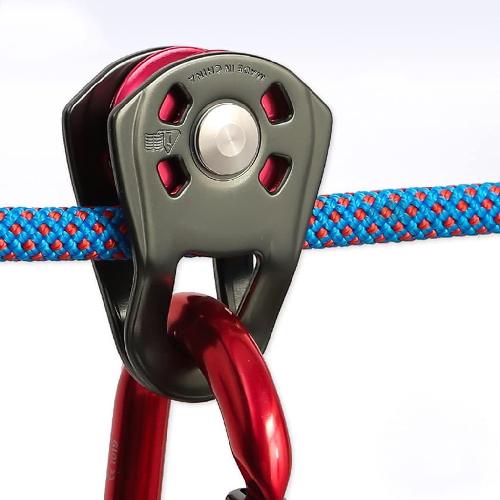 Small Single Pulley Gear Ball Bearing Mountaineering Rock Climbing Zipline Traverse-solving Carriage Pulley
