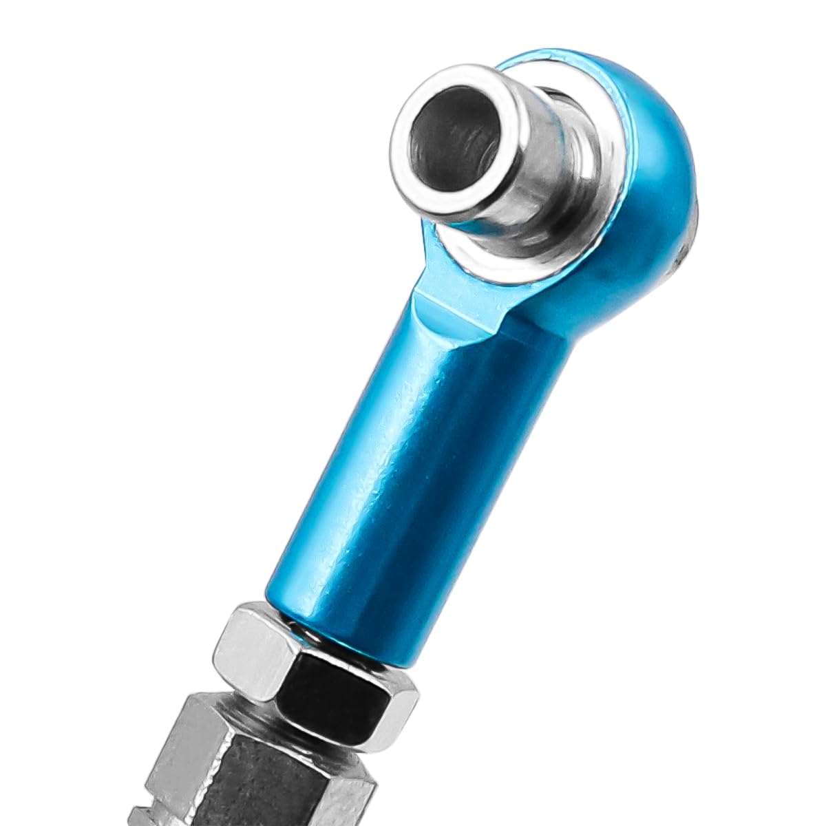 NUZAMAS 6 Barres De Traction Réglables 47-57 Mm En Alu – Amortisseurs RC Pour Buggy 1/10, Touring Car – Bleu