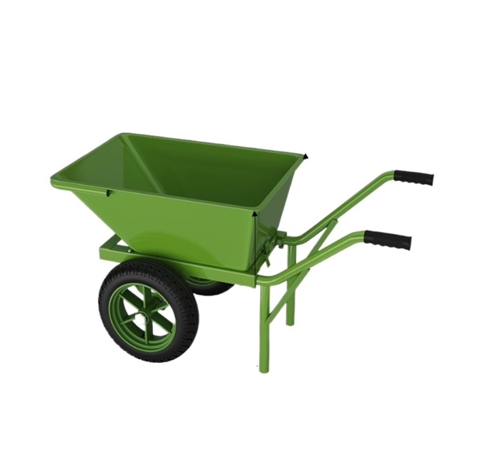 Brouette à Roue Unique en métal Robuste, Chariot de décharge de Jardin, for la Plantation de pelouse extérieure et de Ferme brouette Jardin