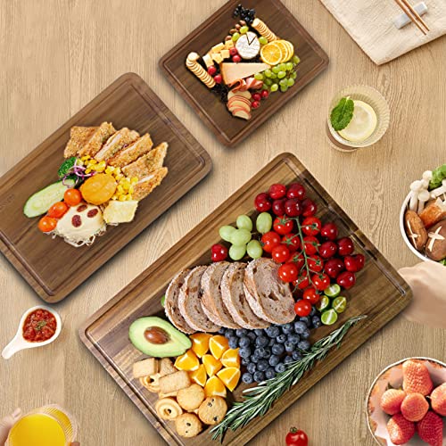 Admkers Wood Cutting Boards Set Of 3 For Kitchen thumb #5
