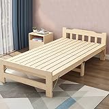 5. Cama plegable con plataforma: estructura de cama con plataforma resistente: la estructura de la cama está hecha de madera resistente con listones de madera y puede soportar hasta 3000 libras. Estos listones sólidos le dan a su cama un soporte fuerte con una viga central que proporciona soporte adicional.