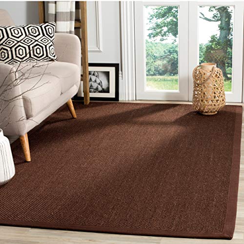 Tapete decorativo SAFAVIEH Natural Fiber 8x10 Chocolate