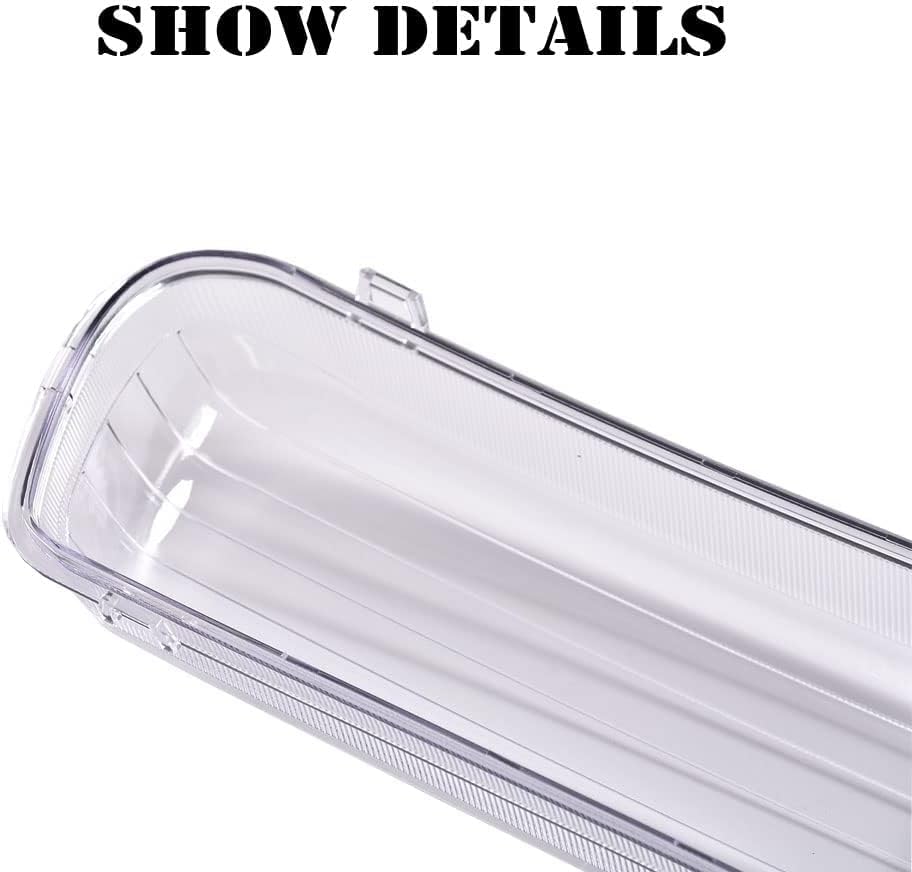 PIT66 Headlight Lens Cover Compatible with Chevy Silverado 1500 2500 1999-2002/Fit Chevy Silverado 1500 HD 2500 HD 3500 2001-2002/Fit Chevy Suburban 1500 2500 Tahoe 2000-2006