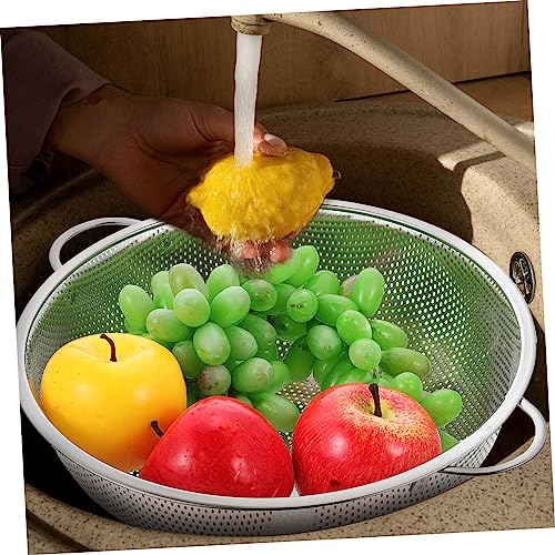 Colador plegable de acero inoxidable para cocina miniatura 4