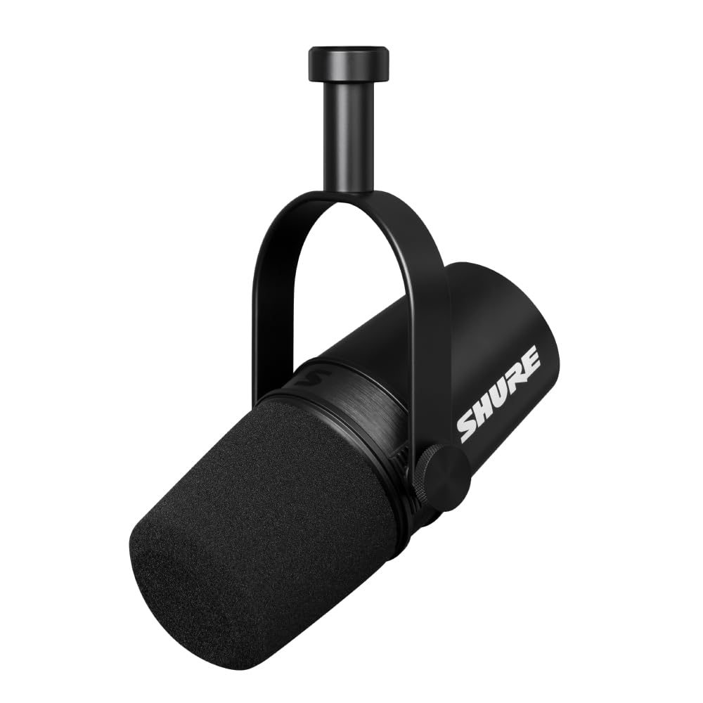 SHURE シュア MV7X ブラック ポッドキャスト 配信 マイクロホン Amazon.co.jp: SHURE シュア MV7X ポッドキャストマイクロホン MV7X-J