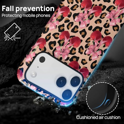 Coque iPhone 17 Pro Max léopard antichoc double protection