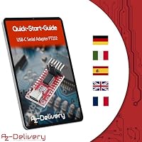 AZDelivery 1x USB-C zu TTL Serial Adapter für 3,3V und 5V kompatibel mit FT232RL kompatibel mit Arduino inklusive E-Book! – Ansicht 5