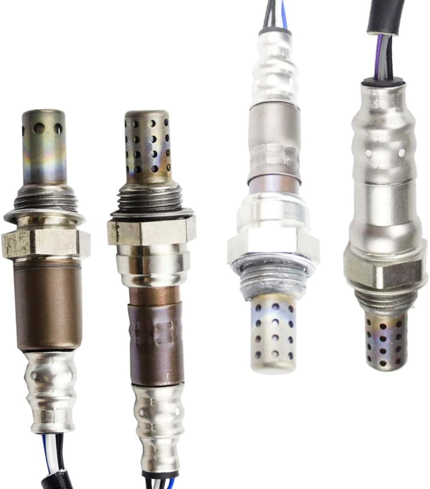 4PCS Oxygen O2 Sensor 1 & 2 for 2004-2006 Lexus RX330 3.3L; 2004-2007 Toyota Highlander 3.3L Upstream + Downstream