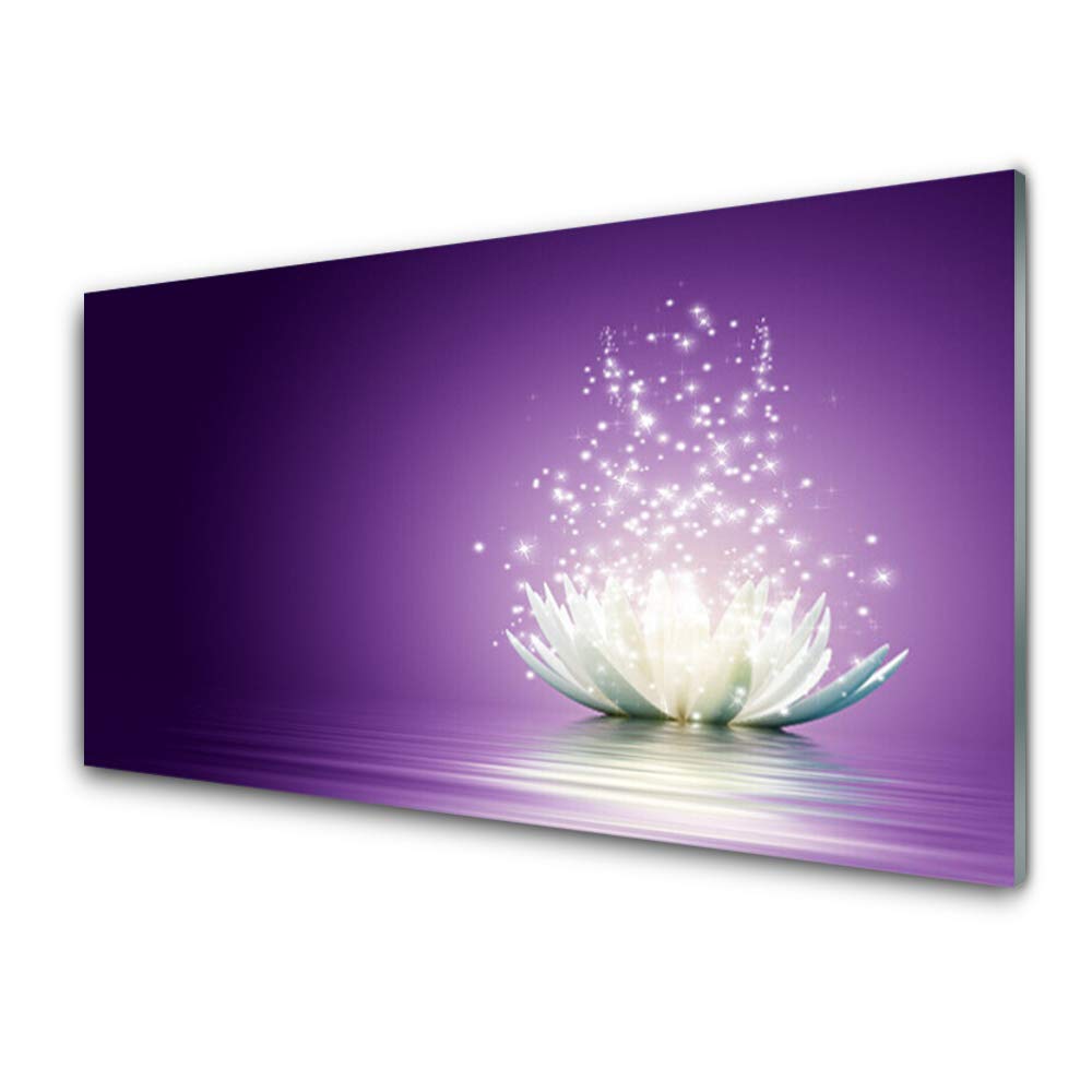 Tableau en verre acrylique 125x50cm pour transformer votre maison en un havre de paix floral