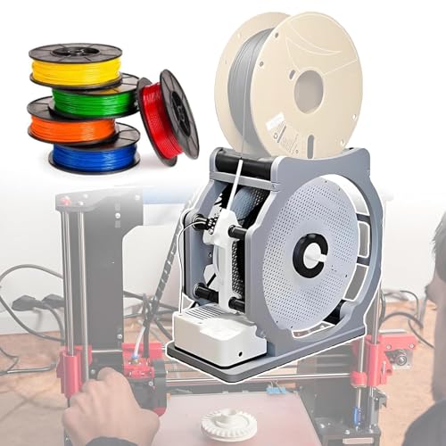 Bobinador eléctrico de filamento para optimizar tu taller casero de impresión 3D