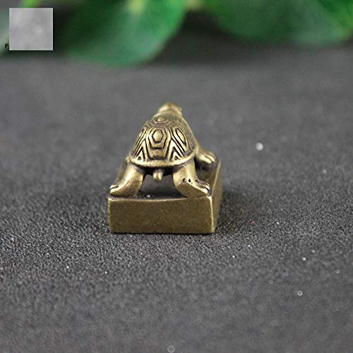Figurine phoque en laiton pur une idée de cadeau de statue originale pour porte-bonheur maison