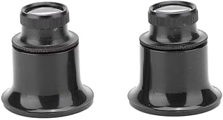 Jewellers Loupe, Loupe Magnifier, 2pcs 20x Timepiece Repair Magnifier Watch Magnifying Glass Watchmaker Loupe Tool