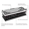 DURGOD Heavy Duty Mechanical Keyboard with Cherry MX Brown Switches N-Key Rollover 104 Keys(PBT Keycaps) Type C Interface for Gamer/Typists/Office/Home (White，ANSI/US) #4