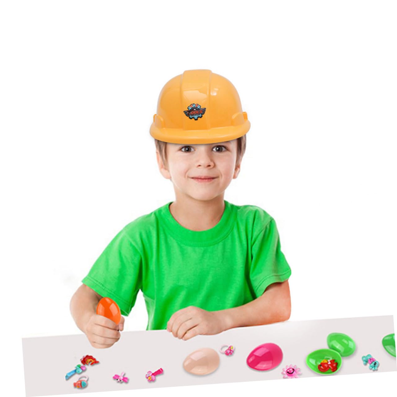 HOOTNEE Safe Lightweight Kids Construction Hard Hats Simulation Safety Toys Boys Engineering Helmet