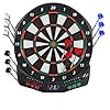 EastPoint Sports Electronic Soft-Tip Dartboard with Electronic LED Cricket Scoring and Over 30 Game Modes Includes 12 Soft Tip Darts and 100 Replacement Tips – Great for Game Room,Basement,Garage