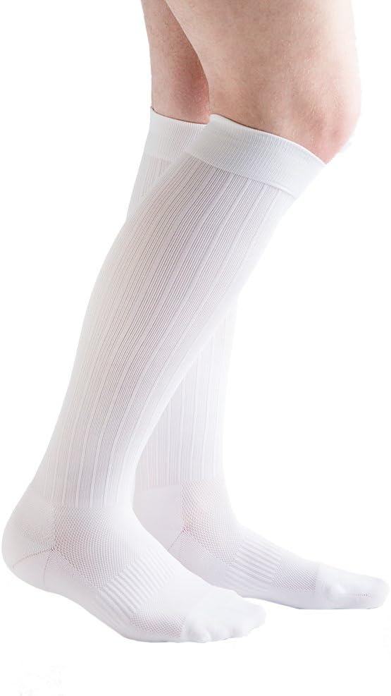 Mens 20-30 mmHg Compression Socks, Cushion Rib