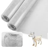 UNIFAMILY 2Rolls Sculpting Wire Mesh,6.5FT x 16IN Aluminum Wire Mesh for Arts and Craft, Aluminum Armature...