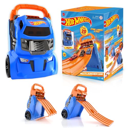 Hot Wheels Car Case Launcher | 2-in-1 Storage & Launcher