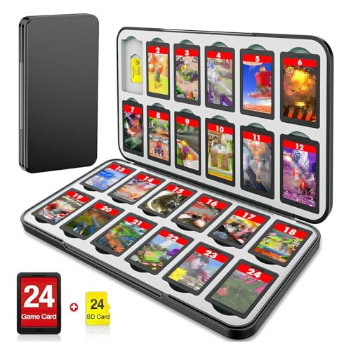 Q[J[hP[X For Switch p\tgJ[huVRv 24[+ 24SD [J[h[ PVE RDIYł hEhoEh~ ^ y ^ѕ֗ȃRpNg\tgP[X (RDIYn, ubN)