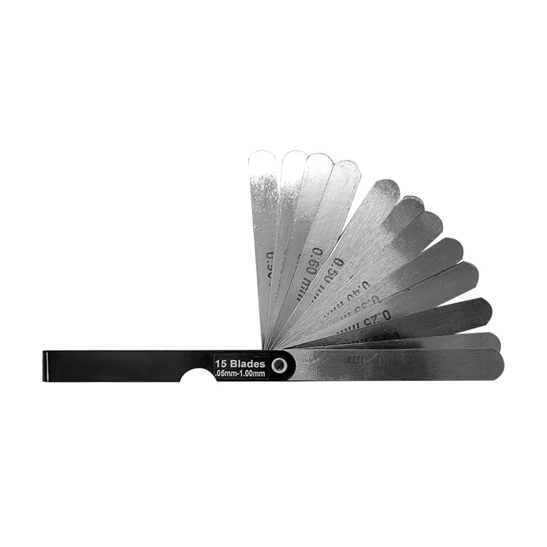 B K JAGAN & CO Feeler Gauge marking Gauge (15 Blades (.05mm-1.00mm) 4 Inch) (B0B8SDPXC7) Amazon Price History, Amazon Price Tracker