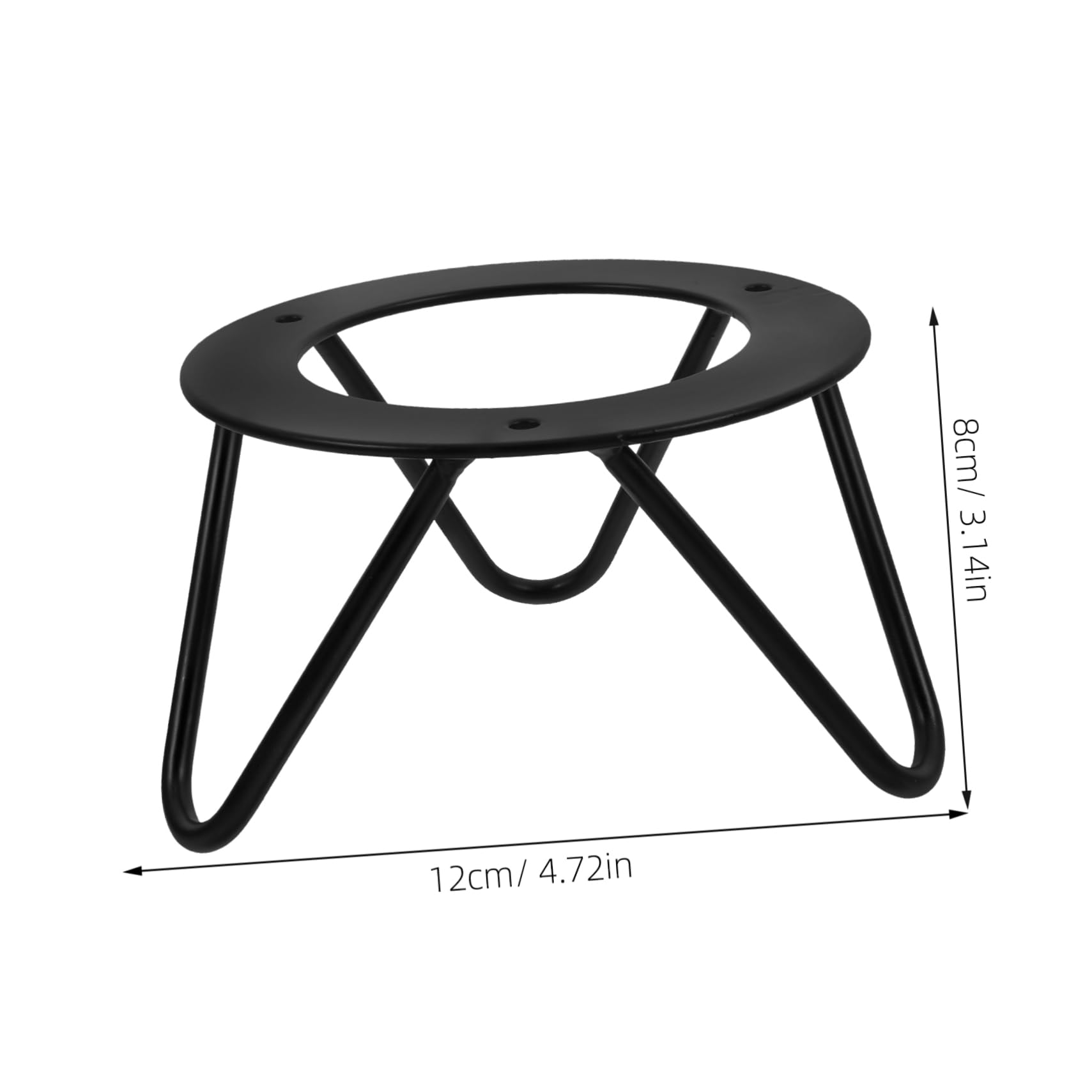 ERINGOGO Furniture Bracket Iron Holder Stand for Tray Base Metal Support for Fruit Storage Display Simple Installation