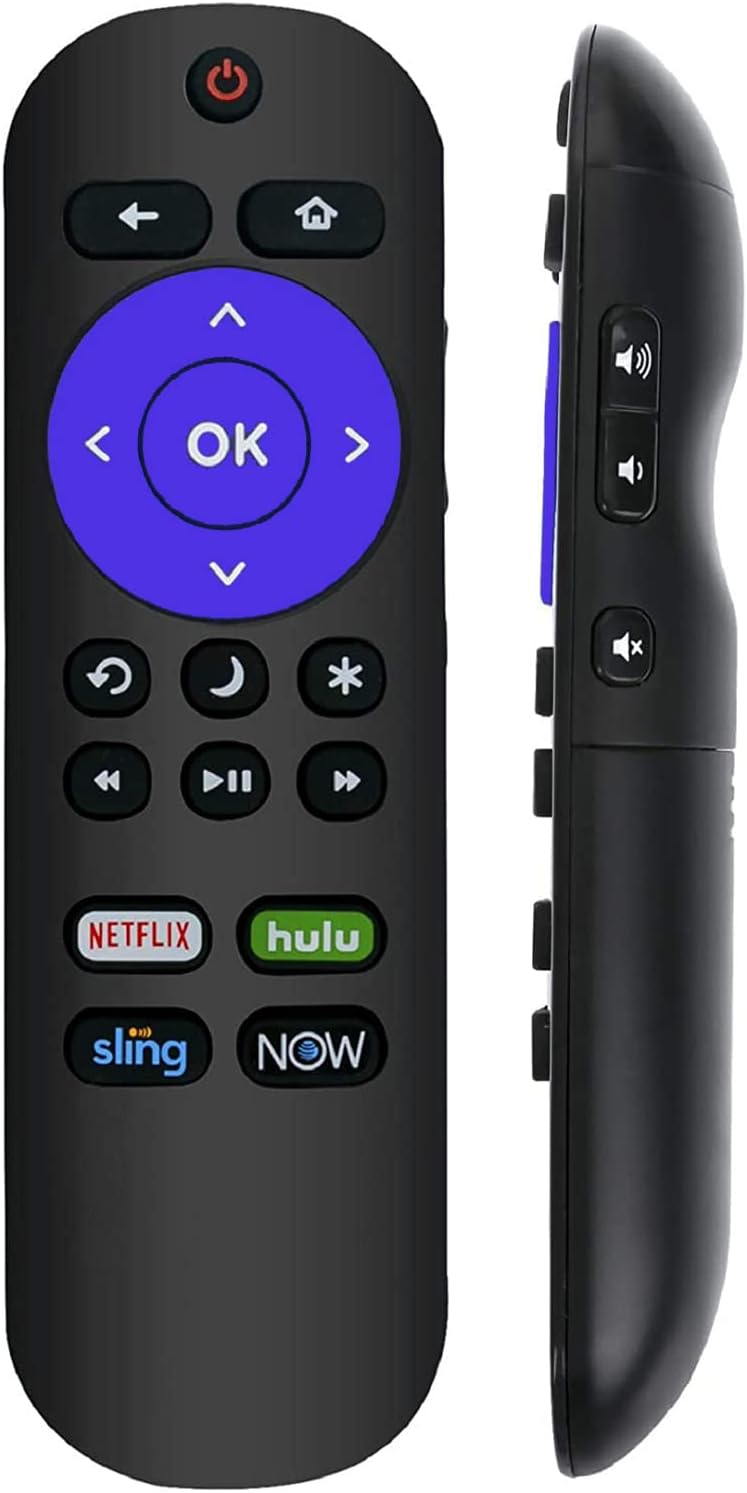 Remote Control Compatible with All Sharp Roku TV LC-50LBU591U LC-50LBU711U LC-55LBU591U LC-55LBU711U LC-43LBU591U LC-32LB601U LC-24LB601U LC-50LB601U LC-40LB601U LC-65Q7370U LC-43LB601U