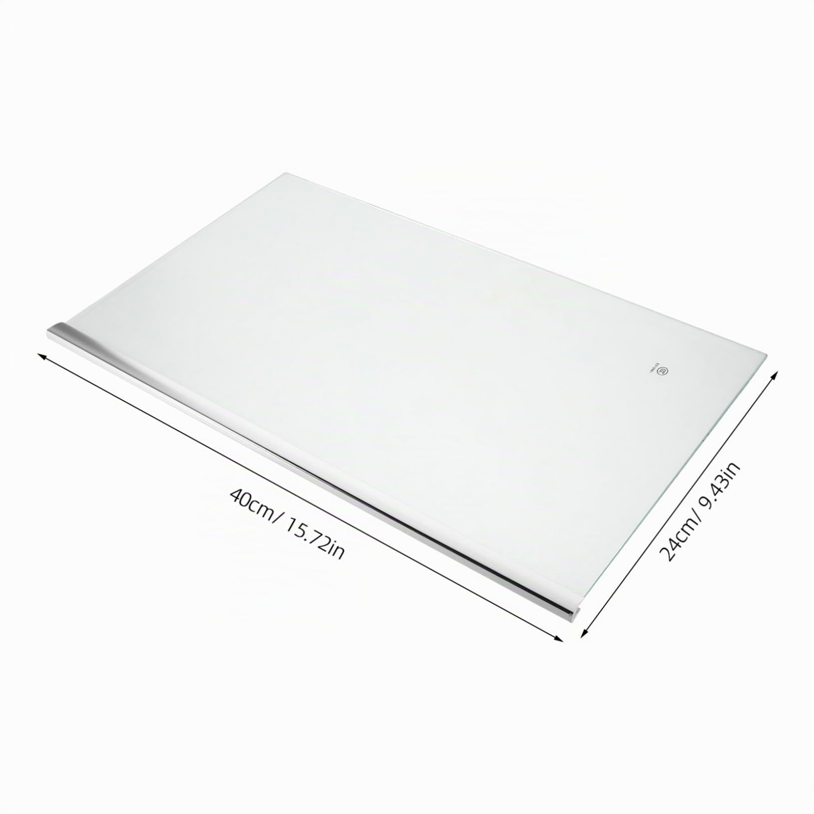 Estante para Refrigerador de Vidrio Templado, 40x24cm, Cocina