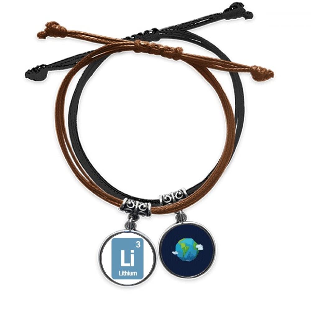 Pulsera de litio Li ajustable en cuero que no daña la piel sensible 3
