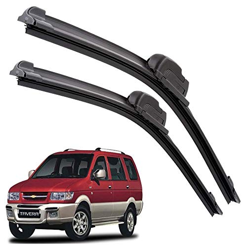Image of Euro Care Windshield Car Wiper Blades Compatibility With Tavera - Set of 2Pc (D-22,P-16)