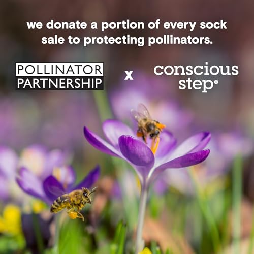 Conscious Step Women's Fair Trade Organic Cotton Crew Socks | 3 Pack | Every Pair Helps Support our Humanitarian Partners4