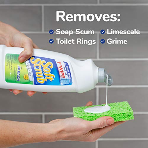 image for Soft Scrub Cleanser with Bleach Surface Cleaner, Kills 99.9% of Germs,