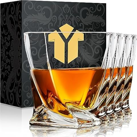 KITNATS Old Fashioned Whiskey Glasses Set of 4 Cover