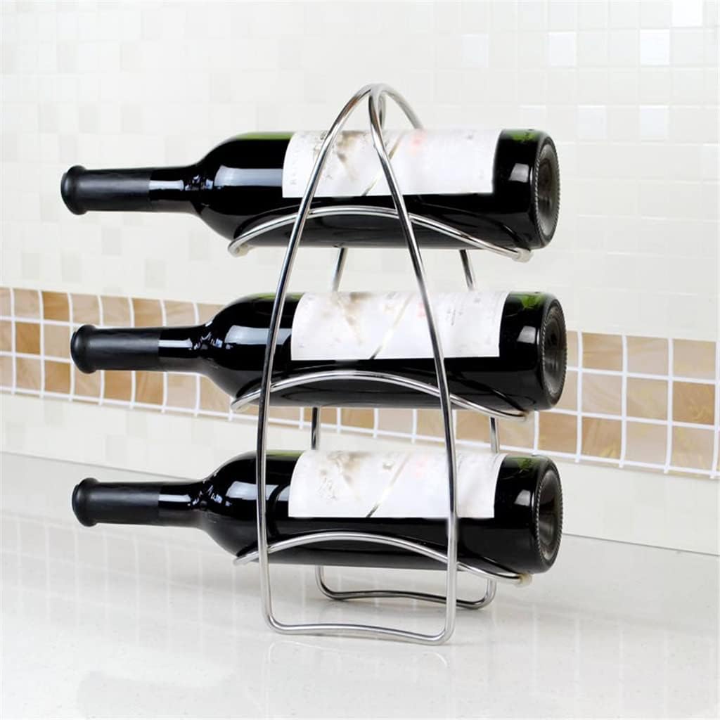 Stainless Steel Wine Rack Decoration Bottle Display Storage