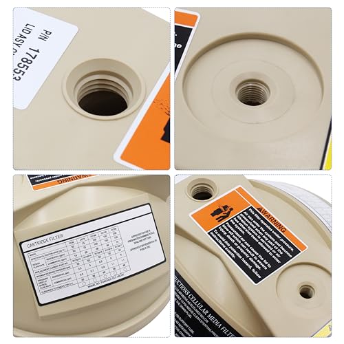 ARU 178553 Lid Assembly Replacement Compatible with Clean & Clear Predator Pool and Spa Cartridge Filter