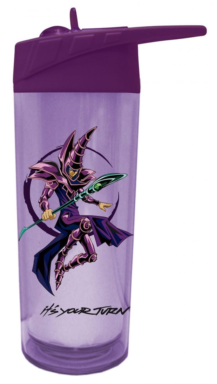 Surreal Entertainment Purple Yu-Gi-Oh! Water Bottle With Character Design, 32 Oz,