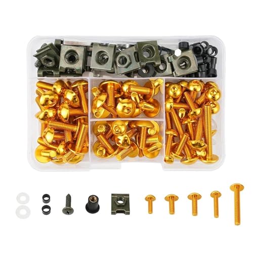 Kit boulons carénage moto pour remplacer vis perdues et clips cassés sur Suzuki 177pcs